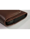 Buy LURESKO FREYA XL leather holster for belt, phone case 165x82x10mm (smooth brown) - LUR6 - {ean13} - Home Screen Store Europe