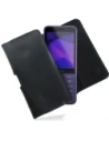 Kup Husa de piele LURESKO FREYA S pentru telefon, cu prindere pe curea, dimensiuni 131x62x12mm - NEAGRĂ, FINĂ - LUR7 - {ean13} - Sklep Home Screen