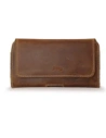 Buy LURESKO FREYA S leather holster for belt phone case 131x62x12mm - VINTAGE BROWN - LUR8 - {ean13} - Home Screen Store Europe