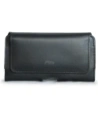 Buy LURESKO FREYA M leather holster for belt phone case 150x 72x10 - BLACK SMOOTH - LUR9 - {ean13} - Home Screen Store Europe