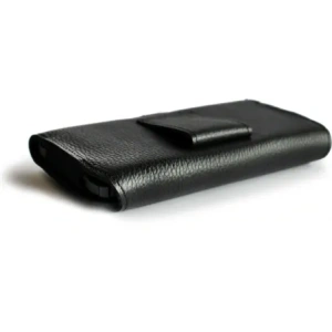 Kup LURESKO FREYA XXL Lederholster für Gürtel, Handyhülle 170x82x10mm (schwarz gerippt, schwarze Nähte) - LUR11 - {ean13} - Sklep Home Screen
