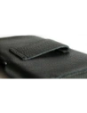 Buy LURESKO FREYA XXL leather holster for belt, phone case 170x82x10mm (black ribbed, black thread) - LUR11 - {ean13} - Home Screen Store Europe