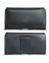 Kup Husa din piele LURESKO FREYA XXL pentru curea pentru telefon, dimensiuni 170x82x10mm (neagră cu fir negru) - LUR10 - {ean13} - Sklep Home Screen