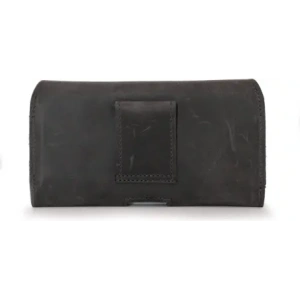 Kup LURESKO FREYA XXL Lederholster für Gürtel Handyhülle 170x85x10mm (grau vintage mit grauem Faden) - LUR13 - {ean13} - Sklep Home Screen