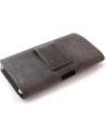 Buy LURESKO FREYA XXL leather holster for belt phone case 170x85x10mm (gray vintage gray thread) - LUR13 - {ean13} - Home Screen Store Europe
