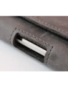 Kup LURESKO FREYA XXL Lederholster für Gürtel Handyhülle 170x85x10mm (grau vintage mit grauem Faden) - LUR13 - {ean13} - Sklep Home Screen