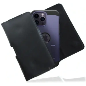Kup LURESKO FREYA 3XL Lederholster für Gürtel, Handyhülle 175x83x15 (schwarz glatt mit schwarzem Faden) - LUR15 - {ean13} - Sklep Home Screen