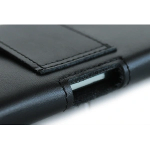 Kup LURESKO FREYA 3XL husa din piele pentru curea, husă pentru telefon 175x83x15 (neagră netedă cu fir negru) - LUR15 - {ean13} - Sklep Home Screen