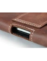 Buy LURESKO FREYA 3XL leather holster for belt, phone case 175x83x15 (vintage brown with white thread) - LUR16 - {ean13} - Home Screen Store Europe