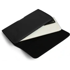 Kup LURESKO HEL XL Holster für Eco-Gürtel, Handyhülle 165x82x12 (schwarz gerippt mit schwarzem Faden) - LUR18 - {ean13} - Sklep Home Screen