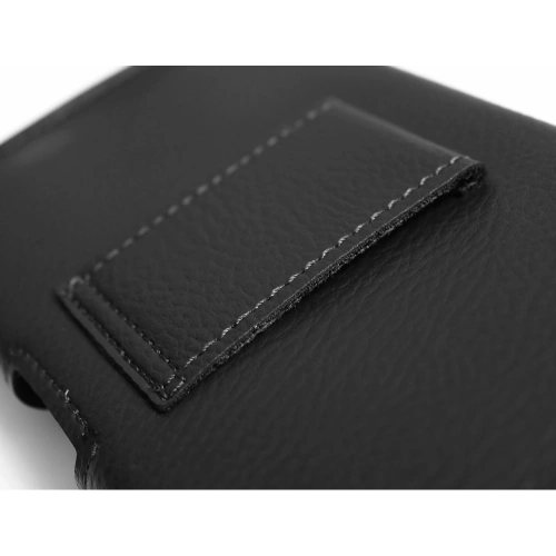 Buy LURESKO HEL XL holster for Eco belt, phone case 165x82x12 (black ribbed with black thread) - LUR18 - {ean13} - Home Screen Store Europe