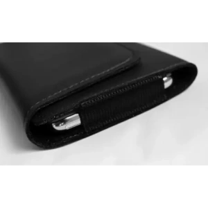 Kup LURESKO HEL XL Holster für Eco-Gürtel, Handyhülle 165x82x12 (schwarz gerippt mit schwarzem Faden) - LUR18 - {ean13} - Sklep Home Screen