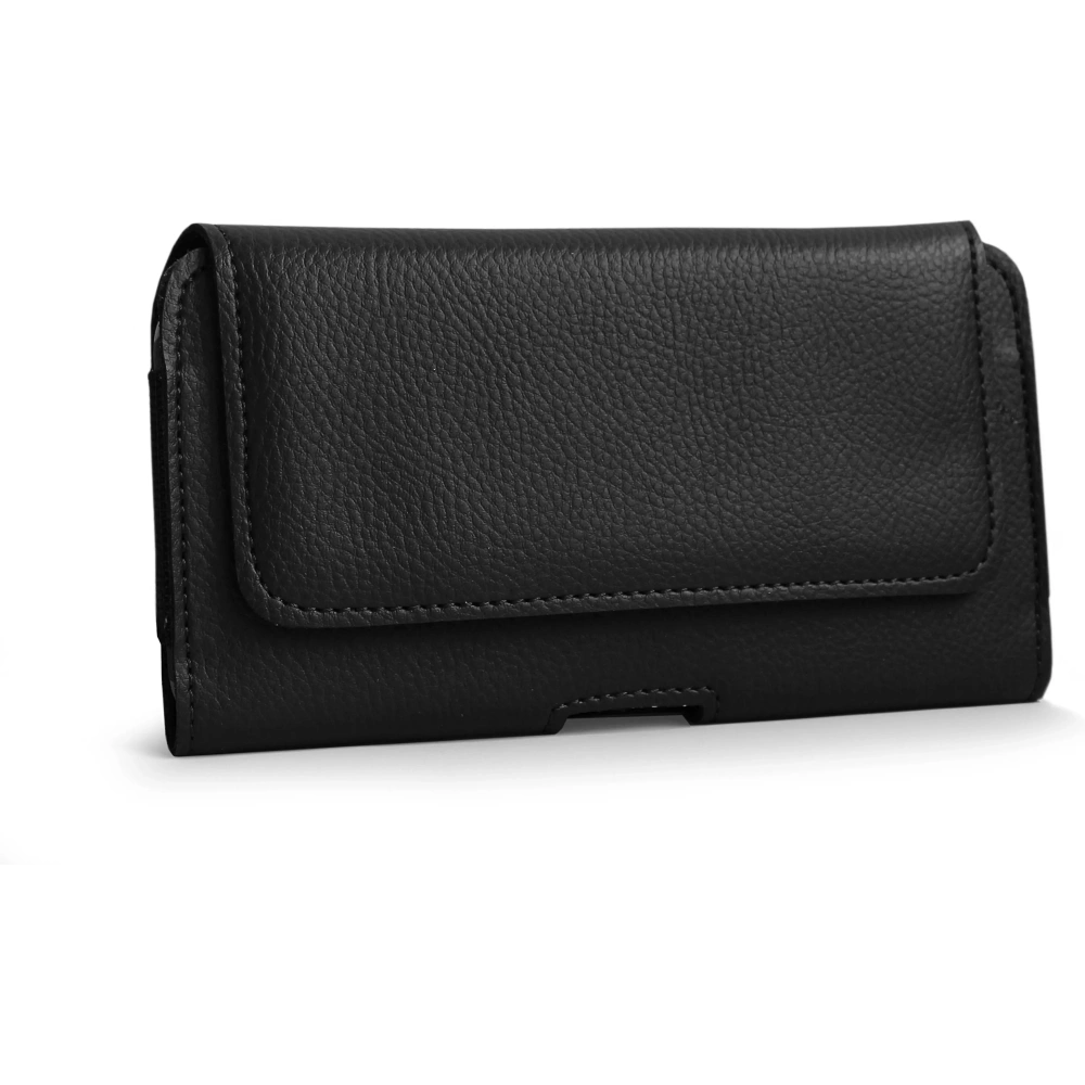 Kabura LURESKO HEL XXL do paska Eco etui na telefon 170x85x12 (czarny karbowany czarny nić)
