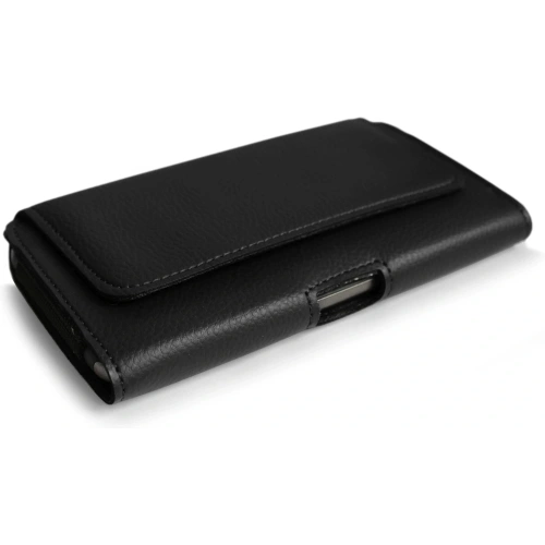 Buy LURESKO HEL XXL holster for belt Eco phone case 170x85x12 (black ribbed with black thread) - LUR19 - {ean13} - Home Screen Store Europe