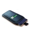 Buy LURESKO ASTER XXXL universal leather case with a loop for a strap, for phones 6.5' - 6.9' (navy blue with white thread) - LUR24 - {ean13} - Home Screen Store Europe