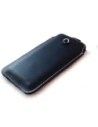 Buy LURESKO ASTER XXXL universal leather case with a loop for a strap, for phones 6.5' - 6.9' (navy blue with white thread) - LUR24 - {ean13} - Home Screen Store Europe