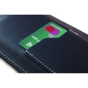 Kup Husa universală din piele LURESKO ASTER XXXL cu un bucle pentru curea, pentru telefoane de 6.5' - 6.9' (albastru marin cu fir alb) - LUR24 - {ean13} - Sklep Home Screen