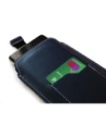 Buy LURESKO ASTER XXXL universal leather case with a loop for a strap, for phones 6.5' - 6.9' (navy blue with white thread) - LUR24 - {ean13} - Home Screen Store Europe