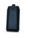 Buy LURESKO ASTER XXXL universal leather case with a loop for a strap, for phones 6.5' - 6.9' (navy blue with white thread) - LUR24 - {ean13} - Home Screen Store Europe