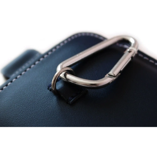 Buy LURESKO ASTER XXXL universal leather case with a loop for a strap, for phones 6.5' - 6.9' (navy blue with white thread) - LUR24 - {ean13} - Home Screen Store Europe