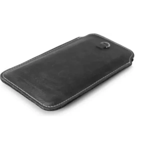 Kup LURESKO ASTER XXXL husă universală din piele cu un bucle pentru curea, pentru telefon de 6.5' - 6.9' (gri vintage cu fir alb) - LUR27 - {ean13} - Sklep Home Screen