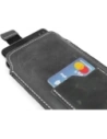 Kup LURESKO ASTER XXXL husă universală din piele cu un bucle pentru curea, pentru telefon de 6.5' - 6.9' (gri vintage cu fir alb) - LUR27 - {ean13} - Sklep Home Screen