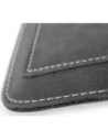 Buy LURESKO ASTER XXXL universal leather case with a loop for a strap, slip-in for phone 6.5' - 6.9' (gray vintage with white thread) - LUR27 - {ean13} - Home Screen Store Europe