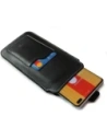 Kup LURESKO ASTER 4XL universelle Lederhülle mit Schlaufe für einen Riemen, Einschub für ein Telefon bis zu 7' (glattes Schwarz mit weißen Nähten) - LUR28 - {ean13} - Sklep Home Screen