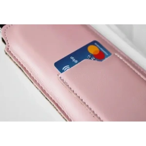 Kup LURESKO ASTER 4XL husă universală din piele cu un cârlig pentru curea, tip slip-in pentru un telefon de până la 7' (roz neted cu fir alb) - LUR30 - {ean13} - Sklep Home Screen