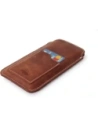 Buy LURESKO ASTER XXL universal leather case with a loop for a lanyard for 5.8' - 6.1' phone (vintage brown with white thread) - LUR32 - {ean13} - Home Screen Store Europe