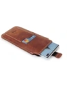 Buy LURESKO ASTER XXL universal leather case with a loop for a lanyard for 5.8' - 6.1' phone (vintage brown with white thread) - LUR32 - {ean13} - Home Screen Store Europe