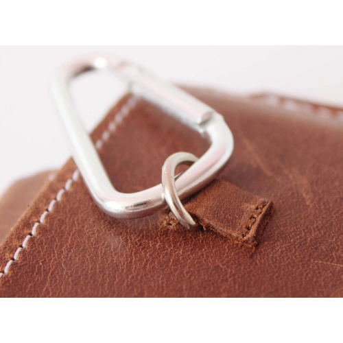 Buy LURESKO ASTER XXL universal leather case with a loop for a lanyard for 5.8' - 6.1' phone (vintage brown with white thread) - LUR32 - {ean13} - Home Screen Store Europe