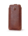 Buy LURESKO ASTER XXL universal leather case with a loop for a lanyard for 5.8' - 6.1' phone (vintage brown with white thread) - LUR32 - {ean13} - Home Screen Store Europe