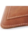 Buy LURESKO ASTER XXL universal leather case with a loop for a lanyard for 5.8' - 6.1' phone (vintage brown with white thread) - LUR32 - {ean13} - Home Screen Store Europe
