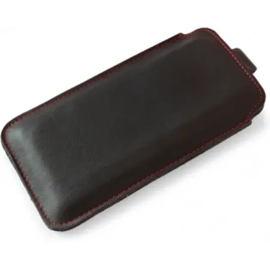 Kup LURESKO LILLA XXXL Lederhülle für Telefon 6,5' - 6,9' (glattes Schwarz mit rotem Faden) - LUR36 - {ean13} - Sklep Home Screen