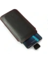 Kup LURESKO LILLA XXXL Lederhülle für Telefon 6,5' - 6,9' (glattes Schwarz mit rotem Faden) - LUR36 - {ean13} - Sklep Home Screen