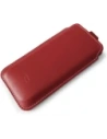 Buy LURESKO LILLA XXXL leather slipcase slipcase for phone 6.5' - 6.9' (red smooth with white thread) - LUR37 - {ean13} - Home Screen Store Europe