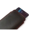 Buy LURESKO LILLA XXXL leather slip case slip case for phone 6.5' - 6.9' (smooth black with red thread) - LUR36 - {ean13} - Home Screen Store Europe