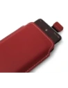 Buy LURESKO LILLA XXXL leather slipcase slipcase for phone 6.5' - 6.9' (red smooth with white thread) - LUR37 - {ean13} - Home Screen Store Europe