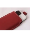 Kup LURESKO LILLA XXXL husă din piele pentru telefon 6.5' - 6.9' (roșie netedă cu fir alb) - LUR37 - {ean13} - Sklep Home Screen