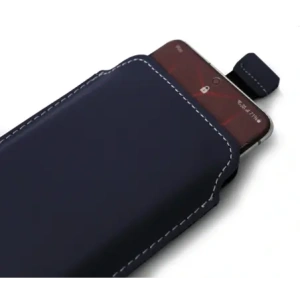 Kup LURESKO LILLA XXXL husă din piele pentru telefon 6.5' - 6.9' (albastru neted cu fir alb) - LUR38 - {ean13} - Sklep Home Screen