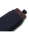 Kup LURESKO LILLA XXXL Lederhülle für Telefon 6,5' - 6,9' (blau glatt mit weißen Nähten) - LUR38 - {ean13} - Sklep Home Screen