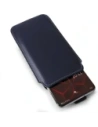 Kup LURESKO LILLA XXXL Lederhülle für Telefon 6,5' - 6,9' (blau glatt mit weißen Nähten) - LUR38 - {ean13} - Sklep Home Screen