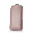 Buy LURESKO LILLA XXXL leather slip case slip for phone 6.5' - 6.9' (smooth pink with white thread) - LUR39 - {ean13} - Home Screen Store Europe