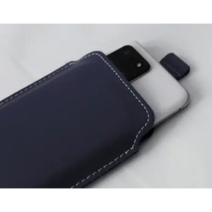 Kup LURESKO LILLA XXXL husă din piele pentru telefon 6.5' - 6.9' (albastru neted cu fir alb) - LUR38 - {ean13} - Sklep Home Screen