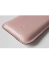 Buy LURESKO LILLA XXXL leather slip case slip for phone 6.5' - 6.9' (smooth pink with white thread) - LUR39 - {ean13} - Home Screen Store Europe