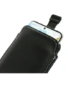 Kup LURESKO LILLA 4XL Lederhülle für ein Handy bis zu 7 Zoll, Lederetui (schwarz glatt mit weißen Nähten) - LUR40 - {ean13} - Sklep Home Screen