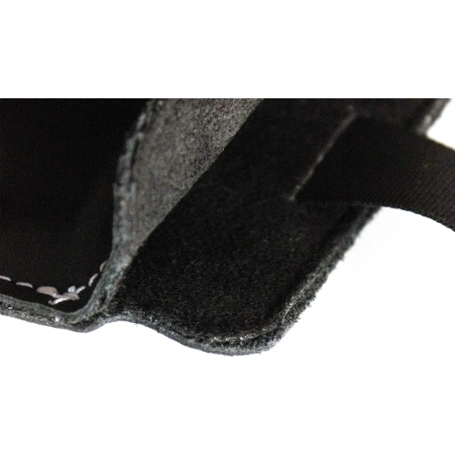 Kup LURESKO LILLA 4XL Lederhülle für ein Handy bis zu 7 Zoll, Lederetui (schwarz glatt mit weißen Nähten) - LUR40 - {ean13} - Sklep Home Screen
