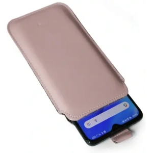 Kup LURESKO LILLA 4XL husă din piele tip slipcase pentru telefoane de până la 7 inci, copertă din piele / telefon în carcasă protectoare (roz neted cu fir alb) - LUR42 - {ean13} - Sklep Home Screen