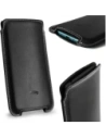 Buy LURESKO NORTHERN XXXL leather case slip-on for phone (black smooth with white thread) - LUR43 - {ean13} - Home Screen Store Europe
